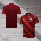 Bayern Munich Shirt Polo 2022-2023 Red