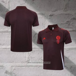 Bayern Munich Shirt Polo 2024-2025 Red