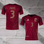 Belgium Player Theate Home Shirt 2024