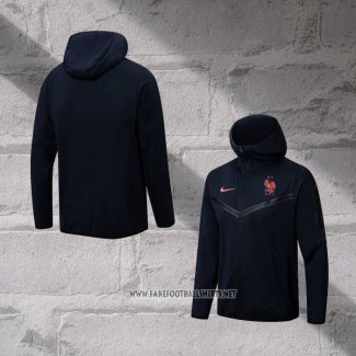 Chaqueta con Capucha del France 2022-2023 Blue