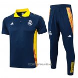 Conjunto Polo Real Madrid 2024-2025 Blue