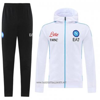 Hooded Tracksuit Napoli 2022-2023 White