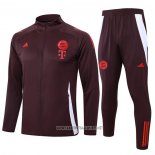 Jacket Tracksuit Bayern Munich Kid 2024-2025 Red