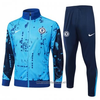 Jacket Tracksuit Chelsea Kid 2024-2025 Light Blue