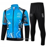 Jacket Tracksuit Napoli 2024-2025 Blue