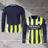 Manchester City Away Shirt Long Sleeve 2024-2025