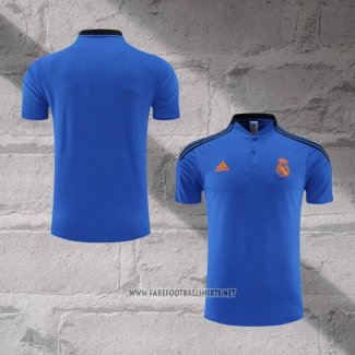 Real Madrid Shirt Polo 2022-2023 Blue