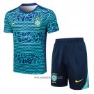 Tracksuit Brazil Short Sleeve 2024-2025 Green - Shorts