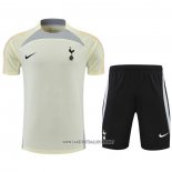 Tracksuit Tottenham Hotspur Short Sleeve 2022-2023 Beige - Shorts