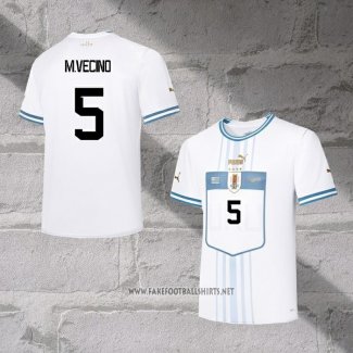 Uruguay Player M.Caceres Away Shirt 2022