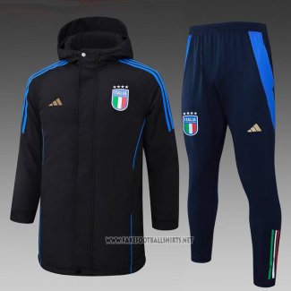 Winter Tracksuit Italy 2024-2025 Black