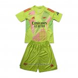 Arsenal Goalkeeper Shirt Kid 2024-2025 Green