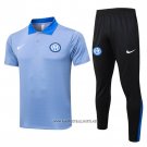 Conjunto Polo Inter Milan 2024-2025 Blue