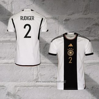 Germany Player Rudiger Home Shirt 2022