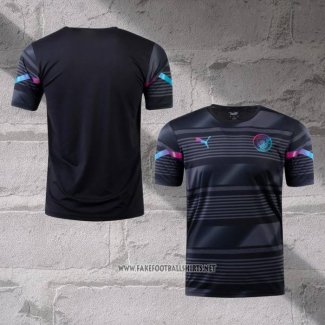 Manchester City Shirt Pre-Match 2022 Black