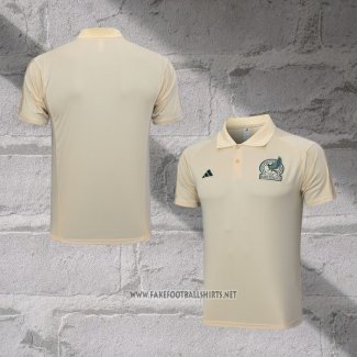 Mexico Shirt Polo 2023-2024 Apricot