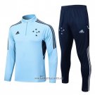 Sweatshirt Tracksuit Cruzeiro 2022-2023 Blue