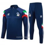 Sweatshirt Tracksuit Italy 2024-2025 Blue