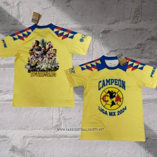 America Champion Shirt 2024-2025 Yellow Thailand