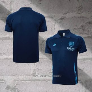 Arsenal Shirt Polo 2024-2025 Blue