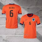 Holland Player De Vrij Home Shirt 2024-2025