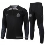 Sweatshirt Tracksuit Corinthians 2024-2025 Black