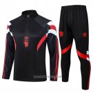 Sweatshirt Tracksuit Manchester United 2024-2025 Black