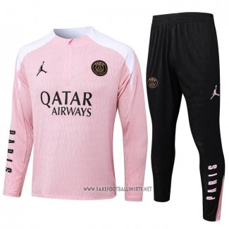 Sweatshirt Tracksuit Paris Saint-Germain Jordan 2024-2025 Rosa