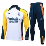 Sweatshirt Tracksuit Real Madrid Kid 2024-2025 White