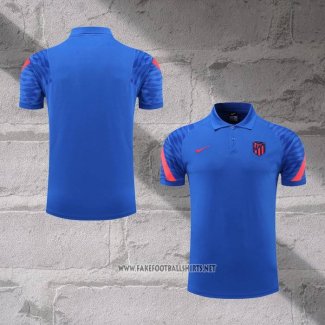 Atletico Madrid Shirt Polo 2022-2023 Blue