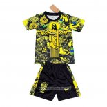 Brazil Jesus Shirt Kid 2024-2025 Yellow