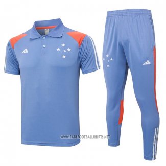 Conjunto Polo Cruzeiro 2024-2025 Grey