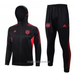 Hooded Tracksuit Bayern Munich 2023-2024 Black