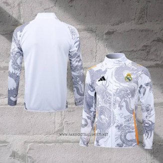 Jacket Real Madrid Dragon 2024-2025 White