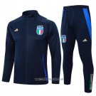 Jacket Tracksuit Italy Kid 2024-2025 Blue