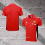 Manchester United Shirt Polo 2024-2025 Red