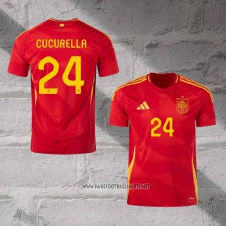 Spain Player Cucurella Home Shirt 2024