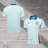 Spain Shirt Polo 2024-2025 Blue