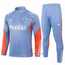 Sweatshirt Tracksuit Cruzeiro 2024-2025 Grey