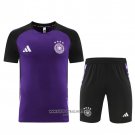 Tracksuit Germany Short Sleeve 2024-2025 Purpura - Shorts
