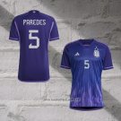 Argentina Player Paredes Away Shirt 2022