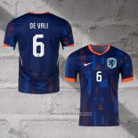 Holland Player De Vrij Away Shirt 2024-2025