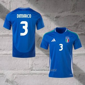 Italy Player Dimarco Home Shirt 2024-2025