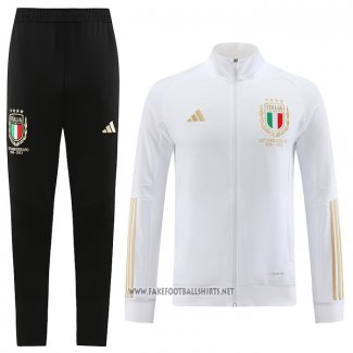 Jacket Tracksuit Italy 2023-2024 White