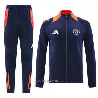 Jacket Tracksuit Manchester United Kid 2024-2025 Blue