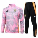 Jacket Tracksuit Real Madrid Dragon 2024-2025 Rosa