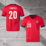 Portugal Player Cancelo Home Shirt 2024