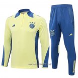 Sweatshirt Tracksuit Ajax 2024-2025 Yellow