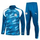 Sweatshirt Tracksuit Manchester City Kid 2023-2024 Blue