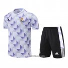 Tracksuit Real Madrid Short Sleeve 2022-2023 White and Purpura - Shorts